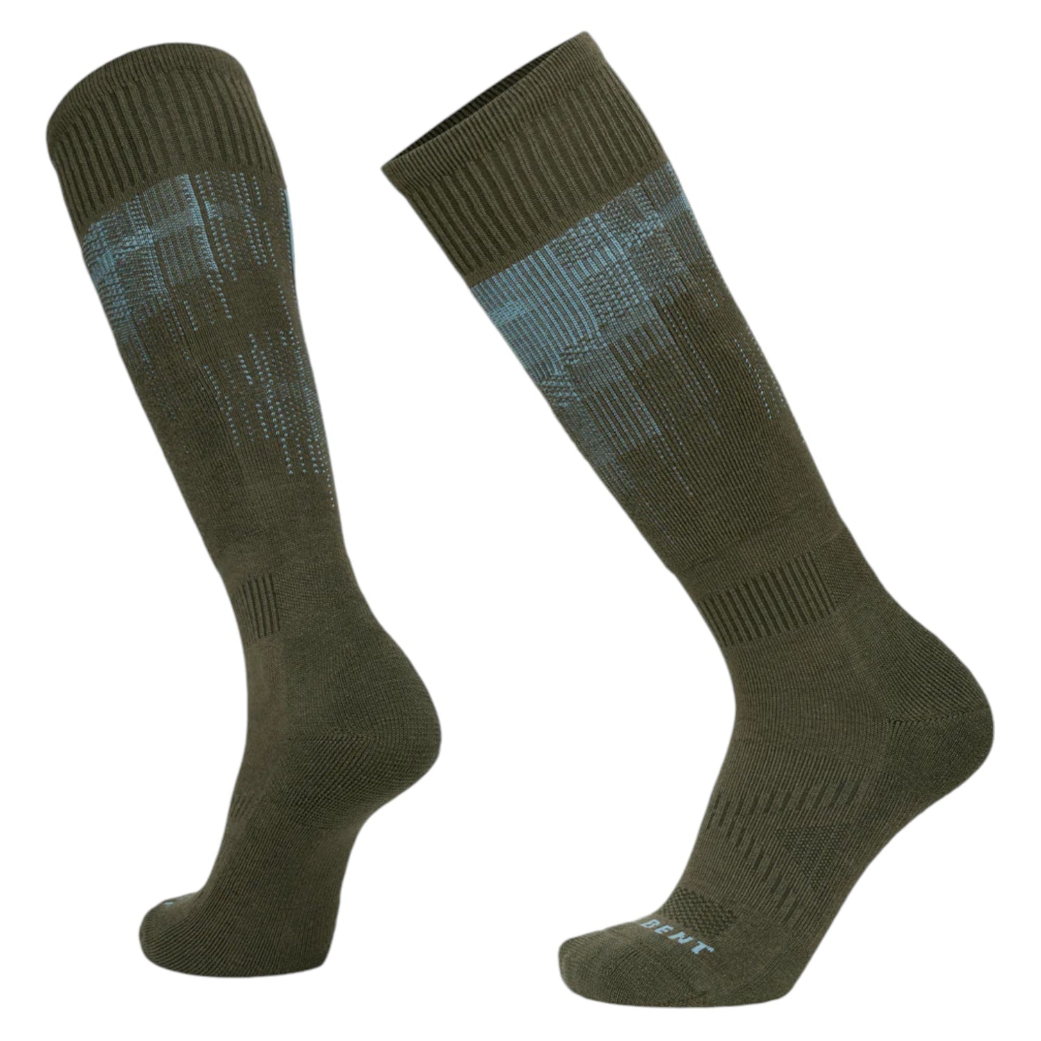 Pixel Light Cushion Adult Ski Socks