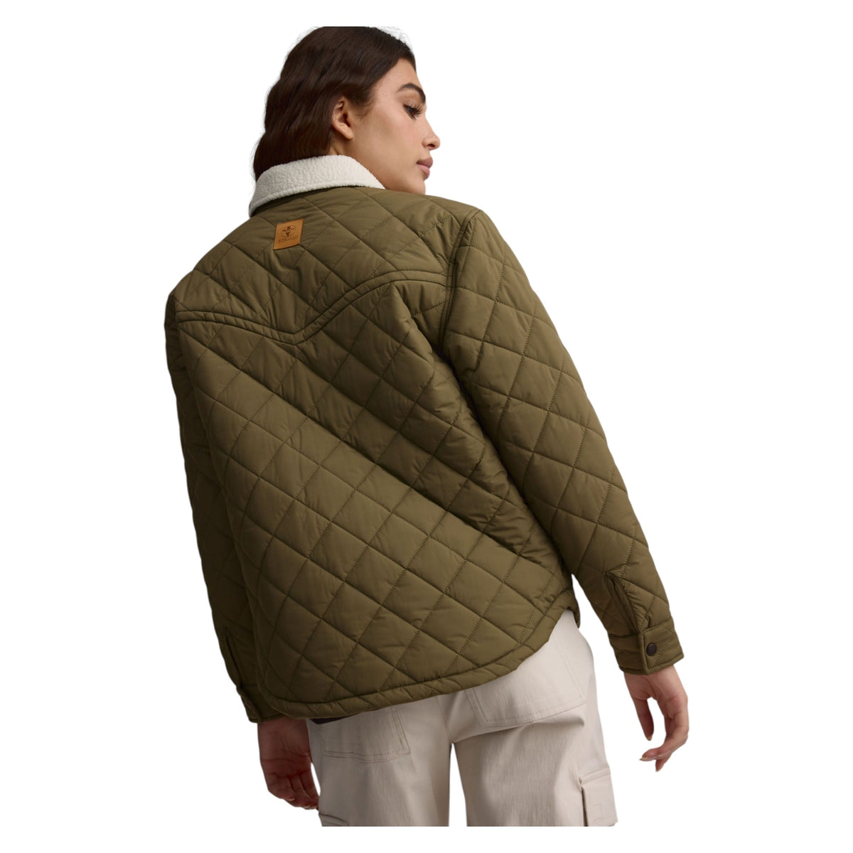 Surchemise avec Col en Sherpa Femme