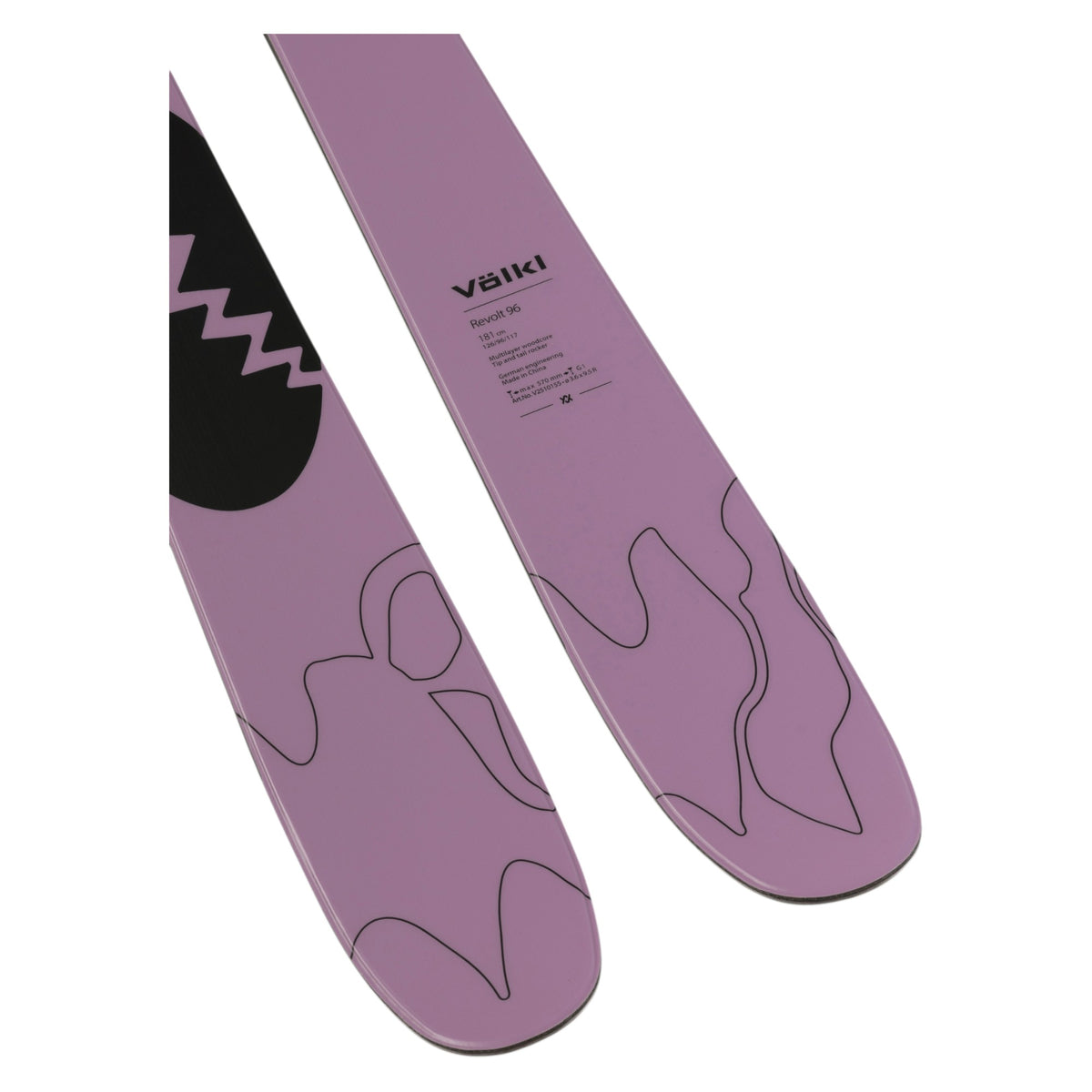 Revolt 96 Flat Adult Alpine Skis