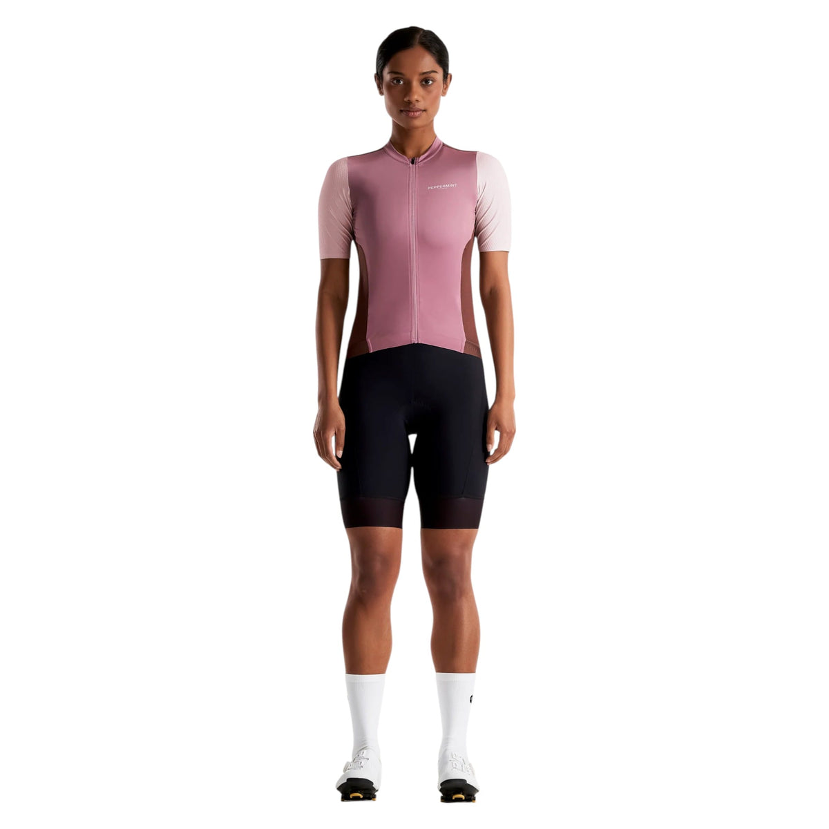 Maillot de Vélo de Route Manches Courtes Signature Femme