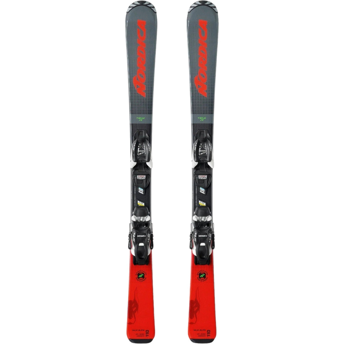 Skis Alpins Team JR FDT (100-140) + JR 4.5 FDT Enfant