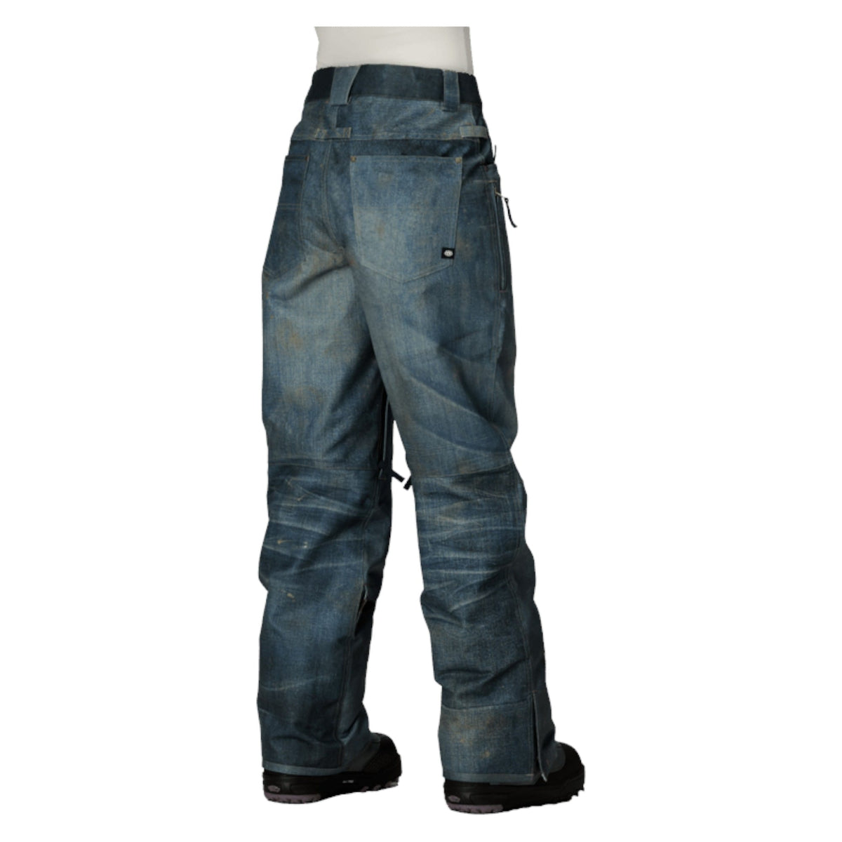 Deconstructed Denim Women Snow Pants