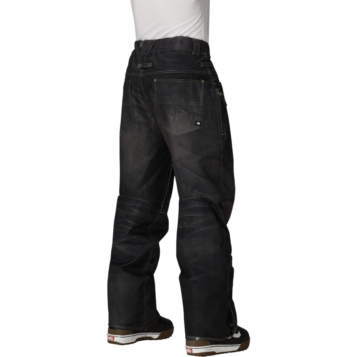 Deconstructed Denim Men Shell Pants