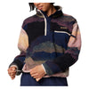 Helvetia II Printed Cropped Half Snap Fleece Women Pullover