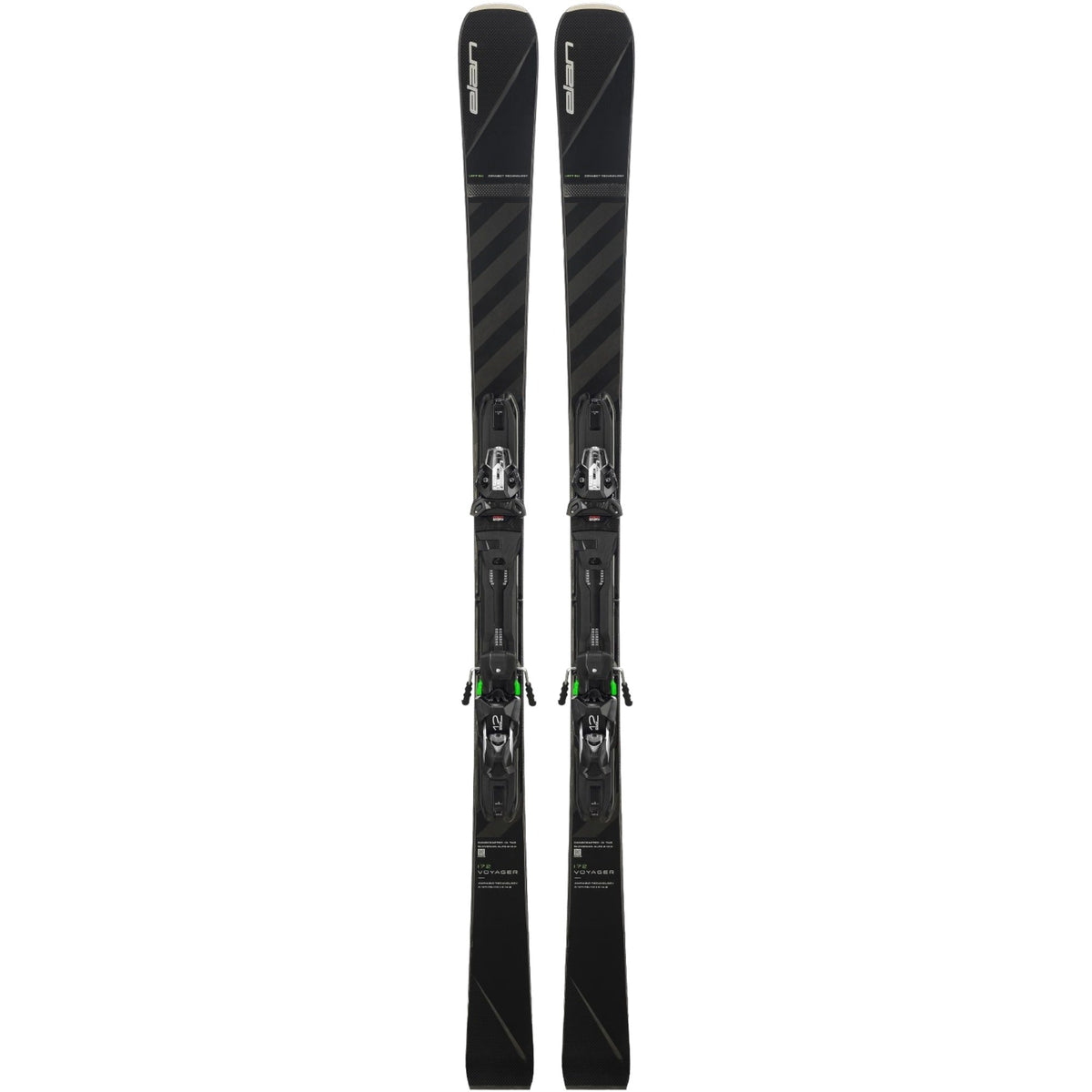Skis Alpins Voyager Black + EMX 12 FX Adulte