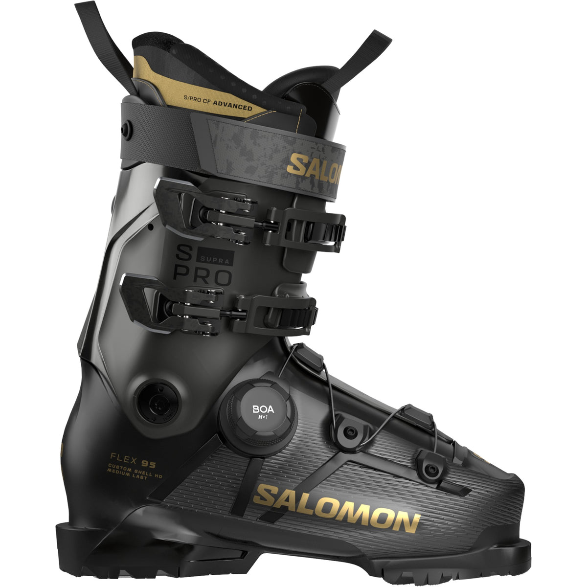 Salomon Noir/Beluga/Gold Met 22.5