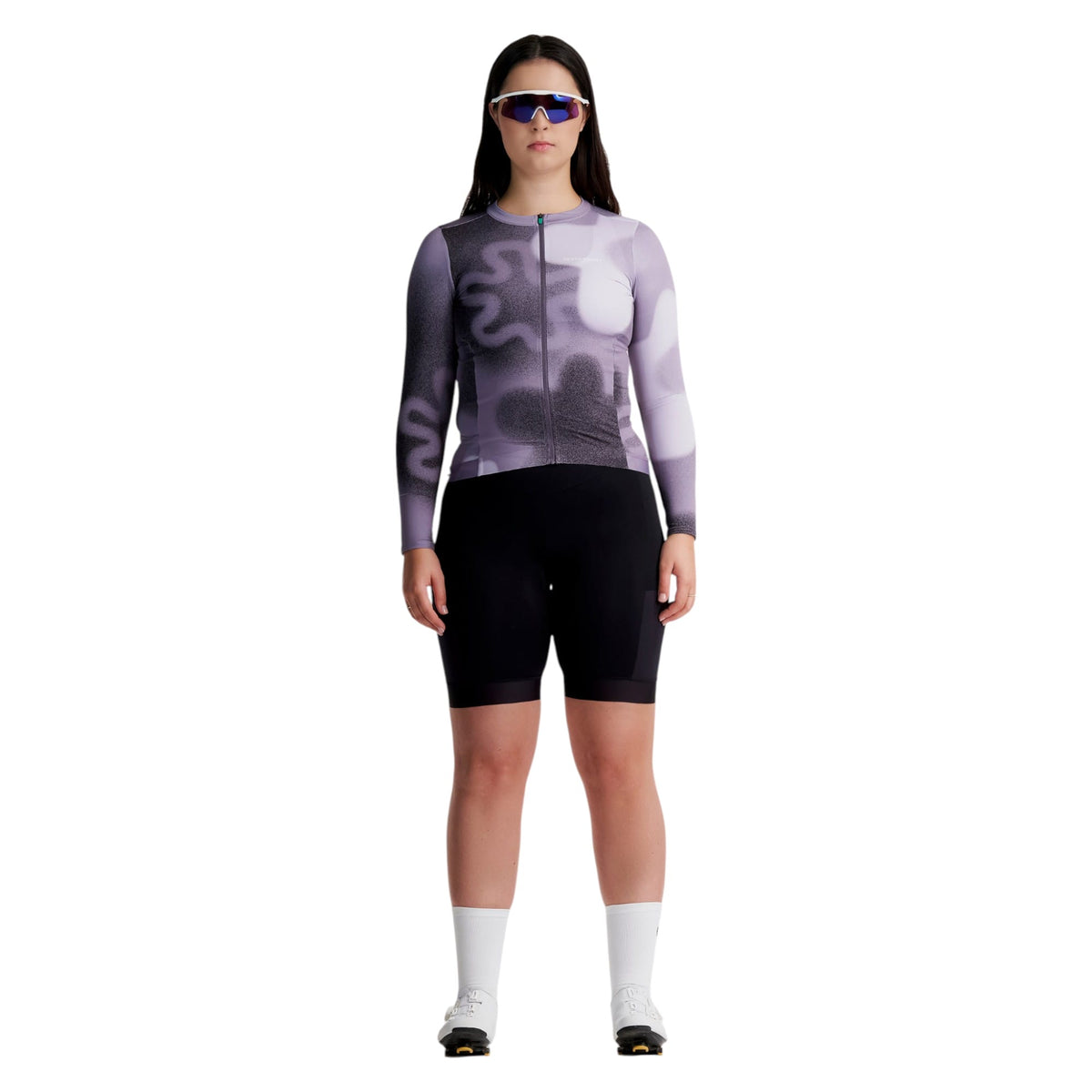 Maillot de Vélo de Route Manches Longues Signature Femme