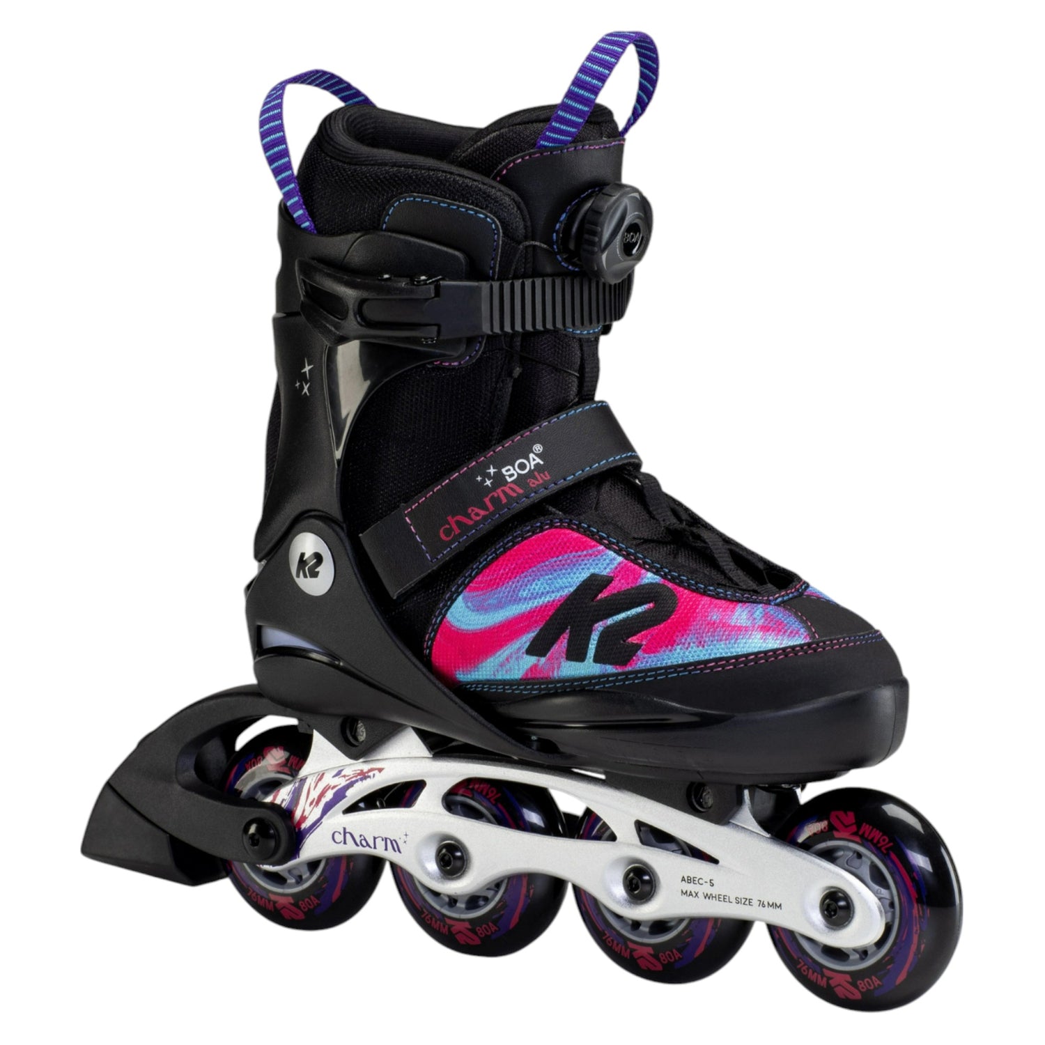 Patins à Roues Alignées Charm Boa Alu Enfant
