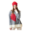 Chandail manches longues Big Heart Femme
