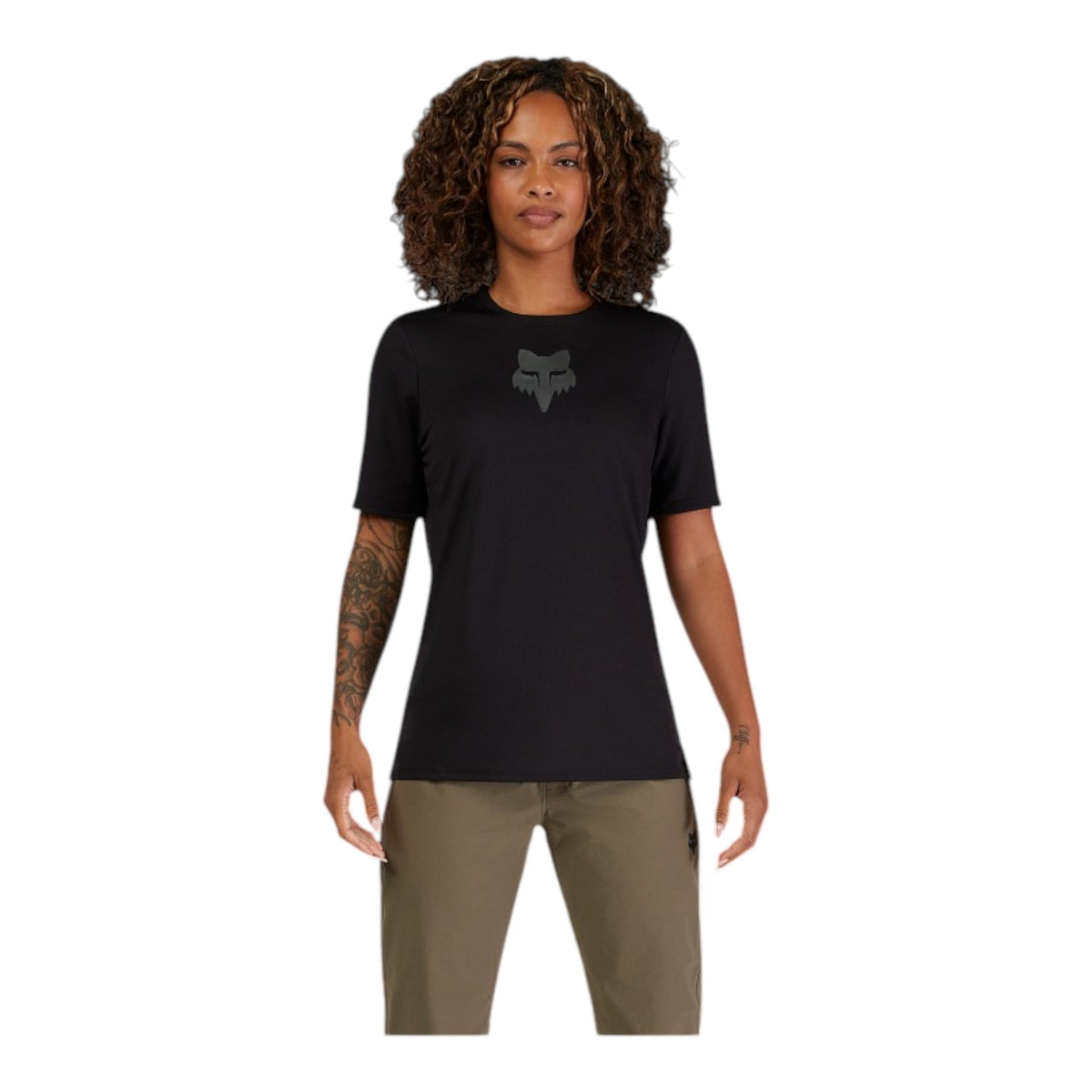 Ranger Fox Head Women Short-Sleeved Mountain Bike Jersey