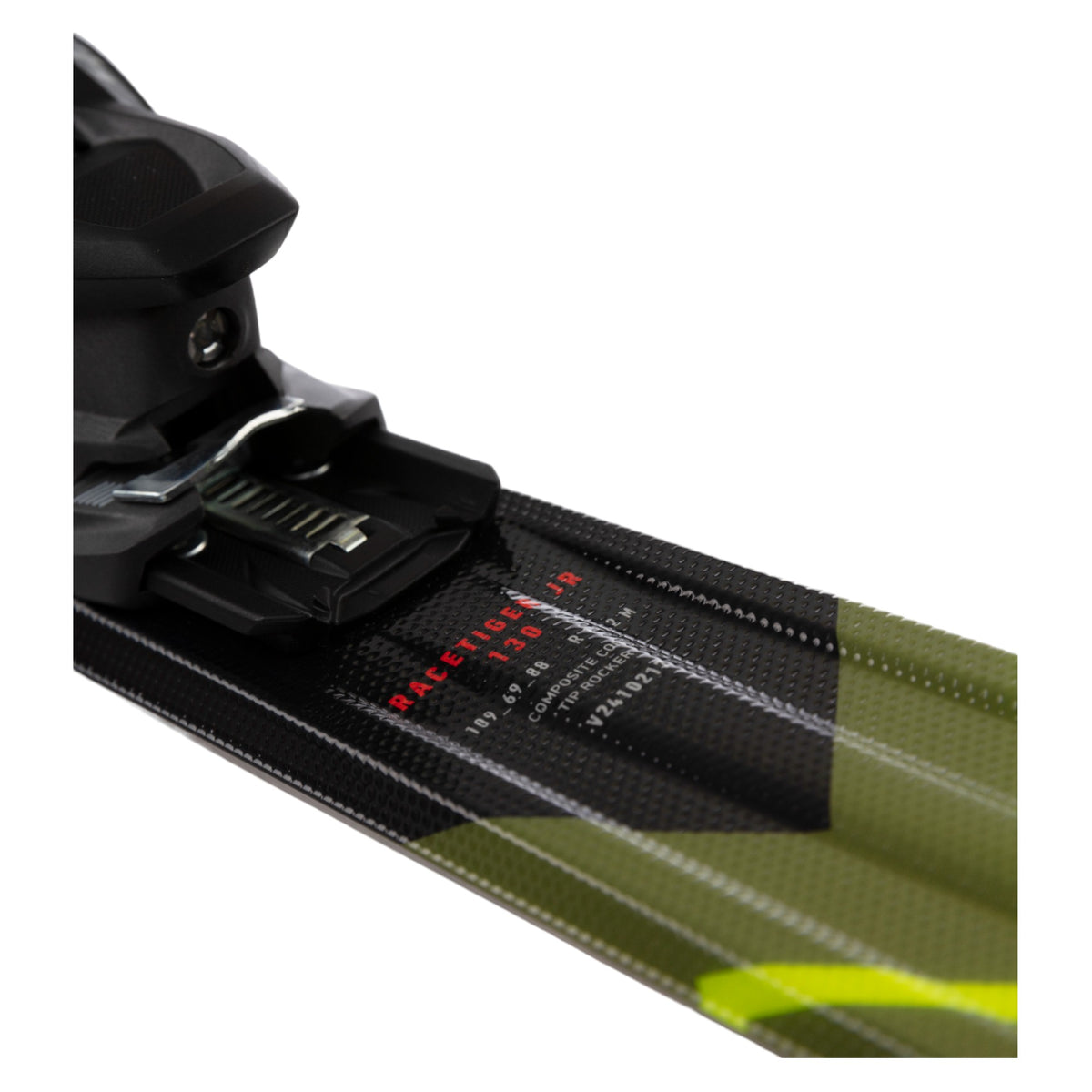 Skis Alpins Racetiger Yellow + Vmotion 7.0 Enfant