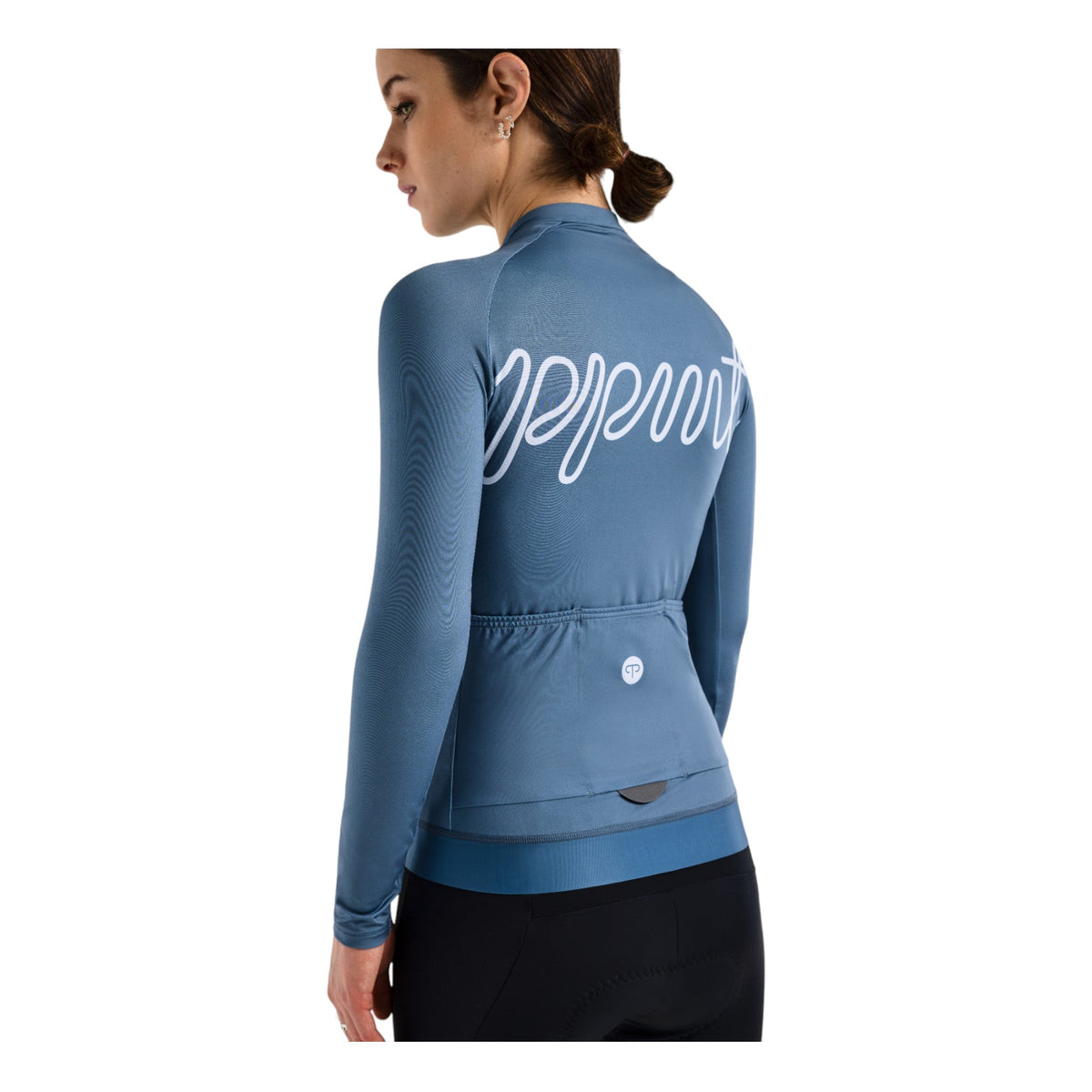 Maillot de Vélo de Route Manches Longues Signature Femme