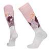 Light Cushion Snowy Mountains Kids Ski Socks