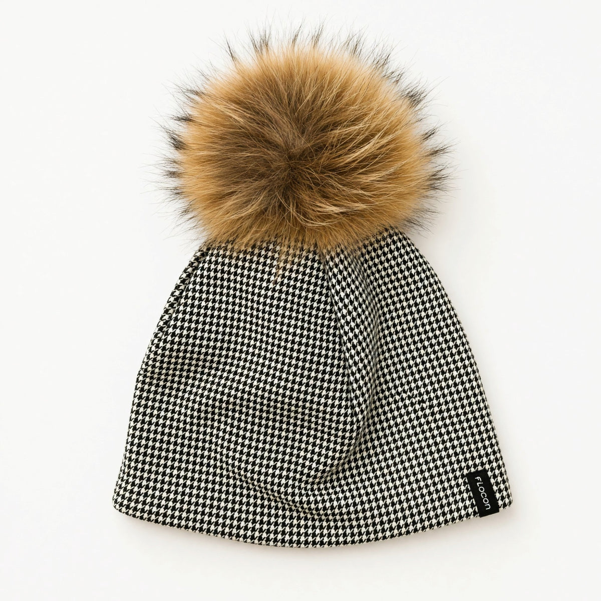 Flocon Sport Jacquard pied poule Noir