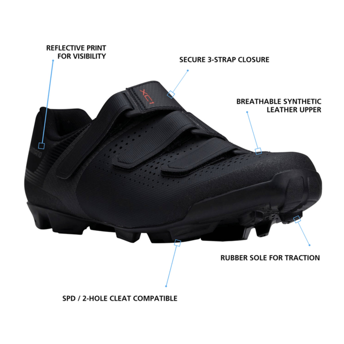 Souliers de Vélo de Montagne XC1 Femme
