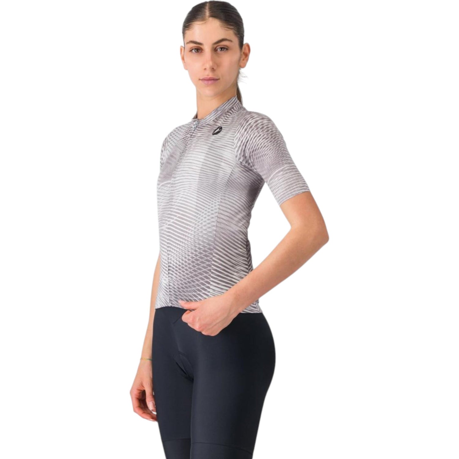 Maillot de Vélo de Route Manches Courtes Cosmic Vortex Femme