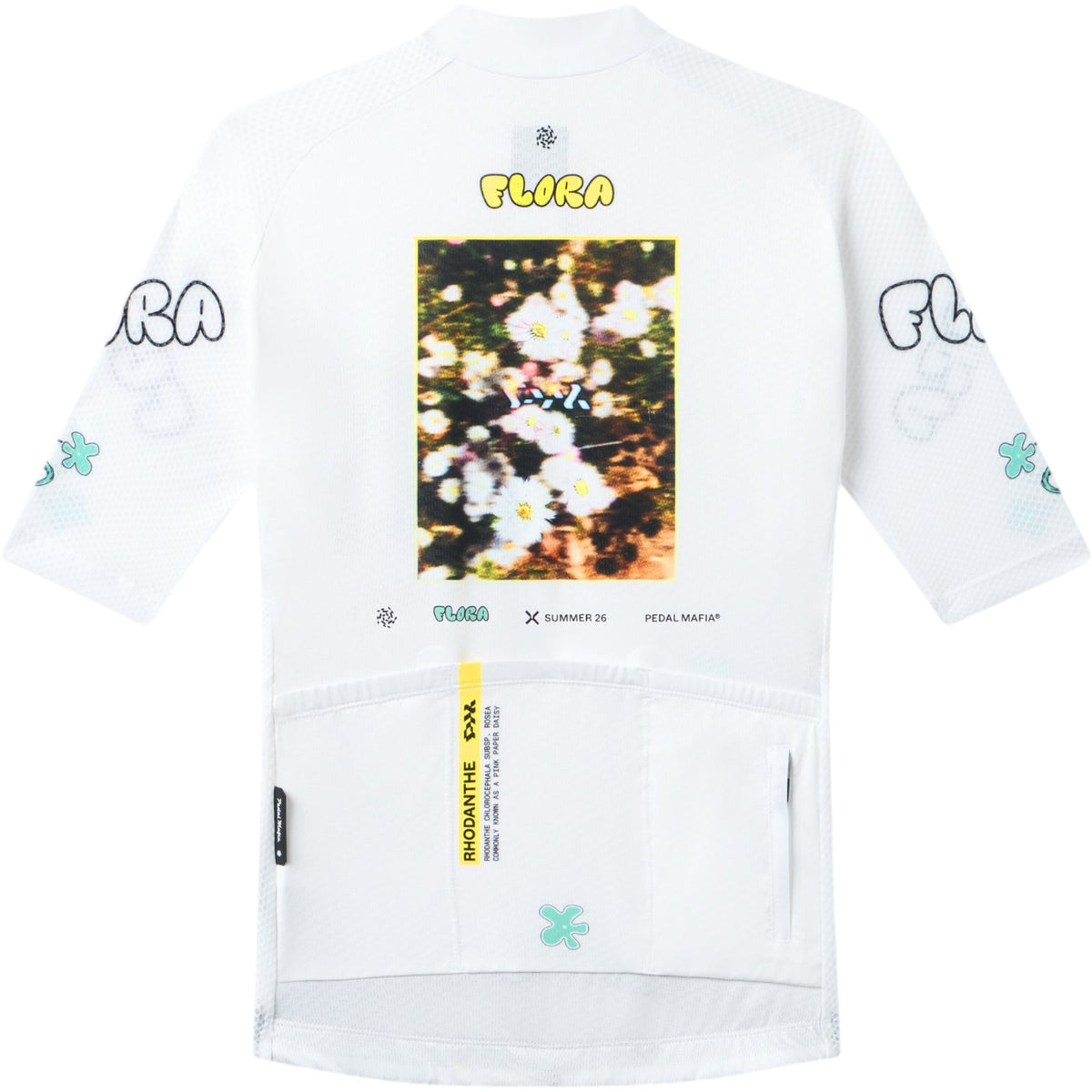 Maillot de Vélo de Route Manches Courtes Core Flora Femme