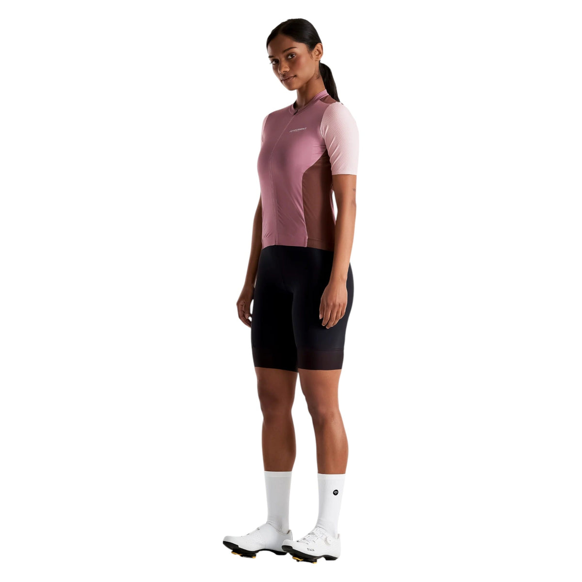 Maillot de Vélo de Route Manches Courtes Signature Femme