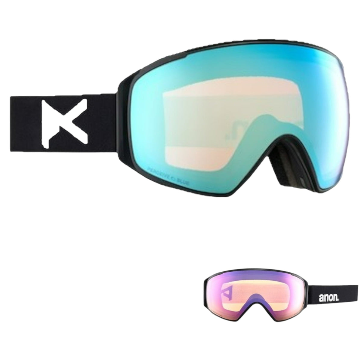 Lunettes de Ski M4S avec Lentille en Bonus et Col MFI