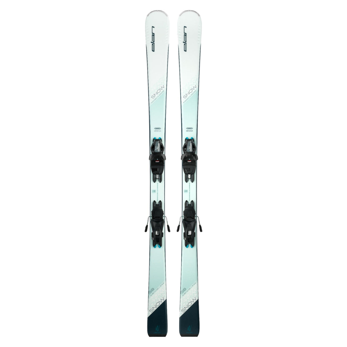 Snow White Adult Alpine Skis + EL 9.0 GW