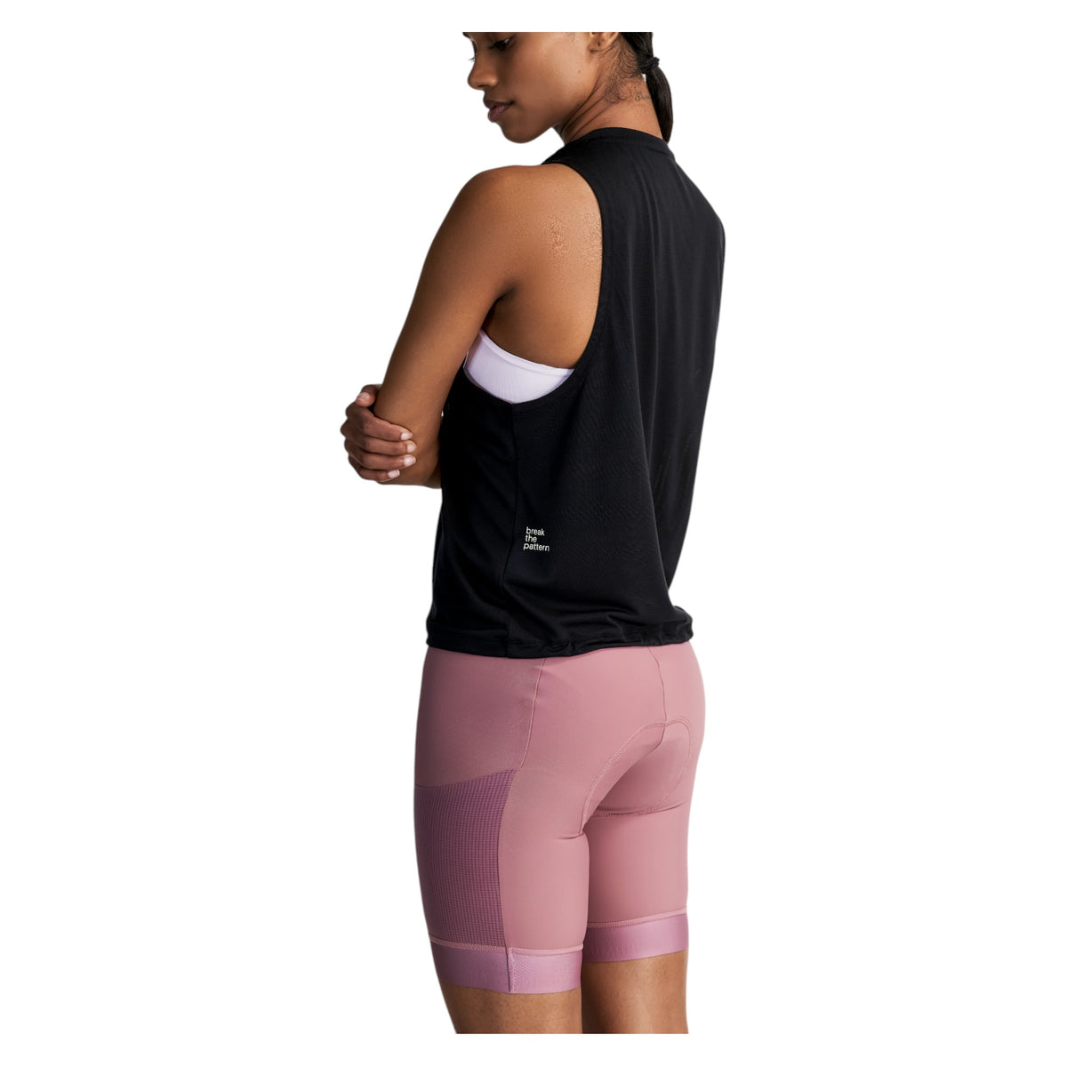 Maillot de Vélo de Montagne Manches Courtes Signature Tank Femme