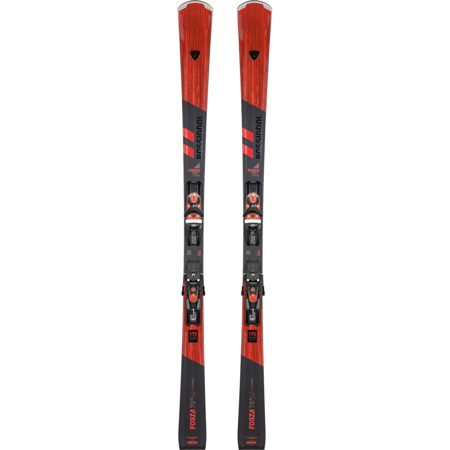 Forza 70° V-TI K Adult Alpine Skis + SPX14