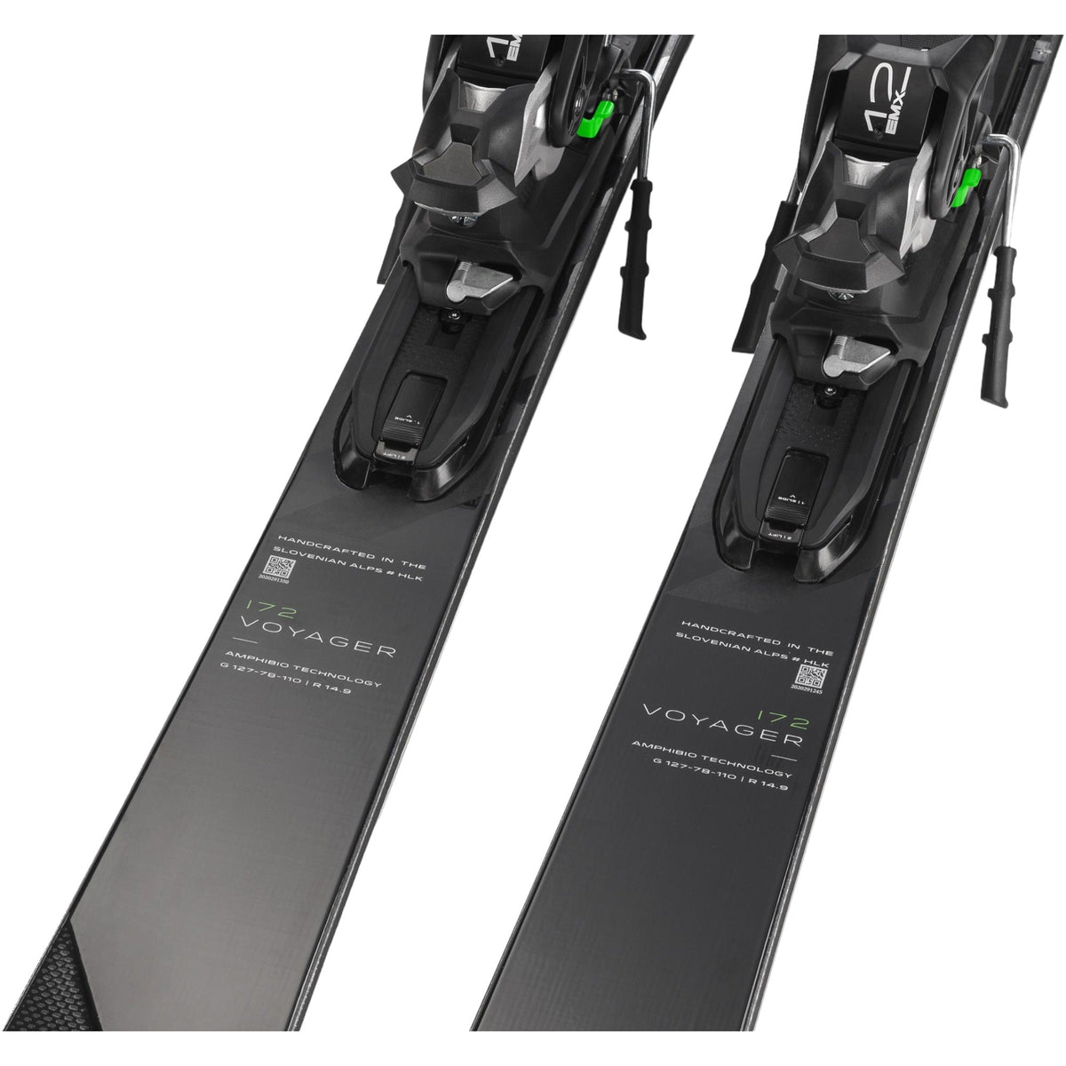Skis Alpins Voyager Black + EMX 12 FX Adulte
