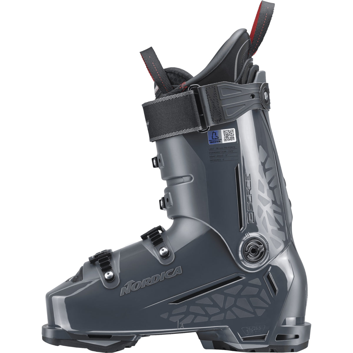 Nordica Dark Gris/Noir/Rouge.969 24.5