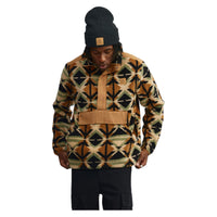 Quarter Snap Plush Men Sweater