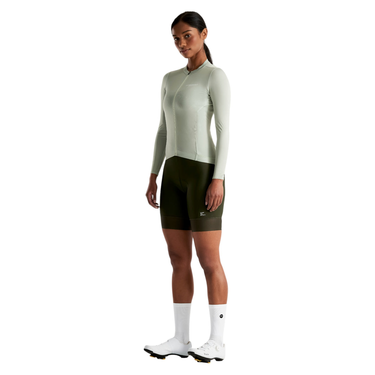 Maillot de Vélo de Route Manches Longues Signature Femme