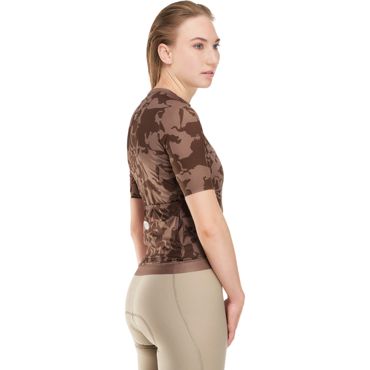 Maillot de Vélo de Route Manches Courtes Signature Femme