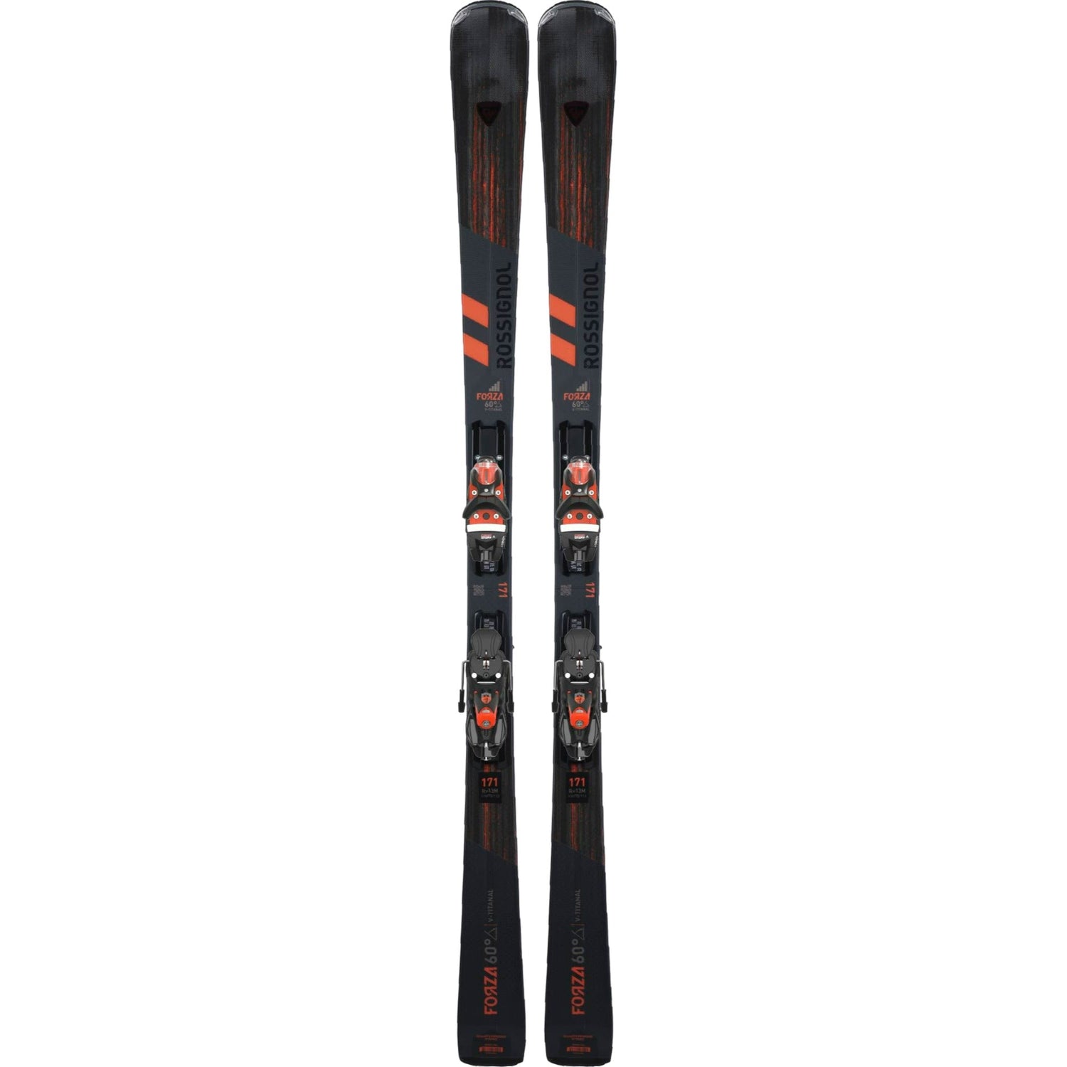 Forza 60° V-TI K Adult Alpine Skis + SPX12