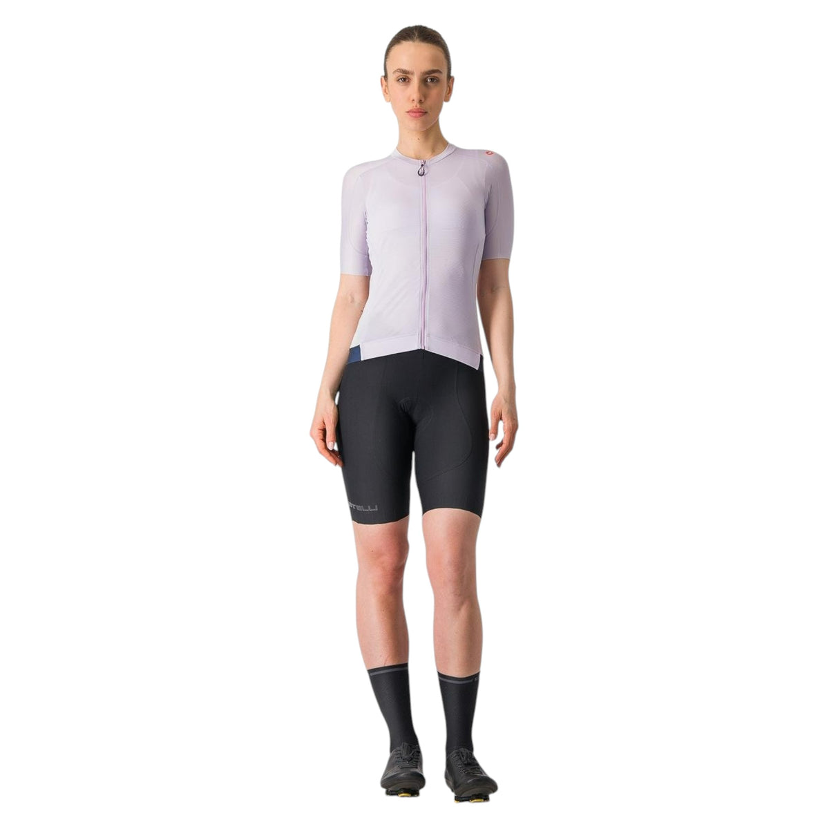 Maillot de Vélo de Route Manches Courtes Espresso Femme