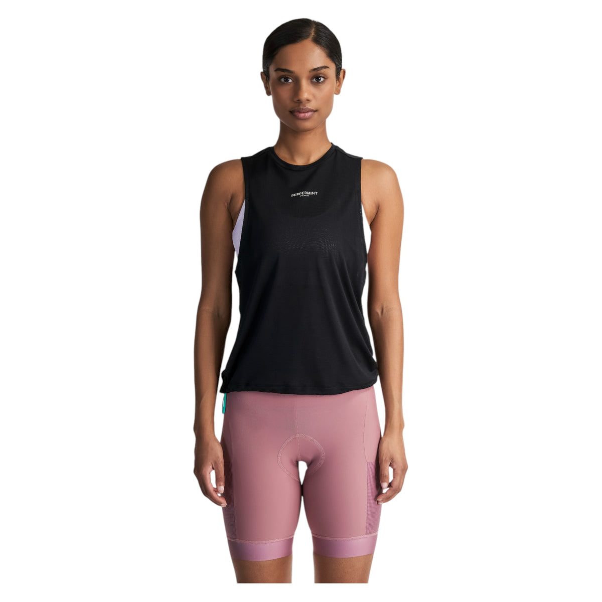 Maillot de Vélo de Montagne Manches Courtes Signature Tank Femme