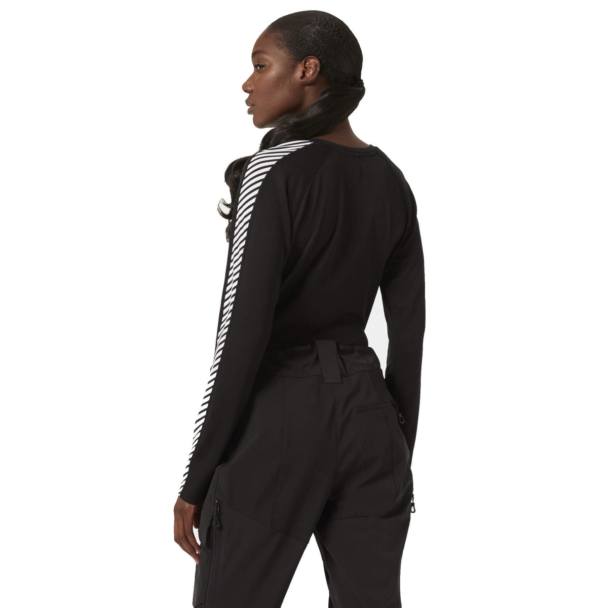 Lifa Active Stripe Crew Women Base Layer Top