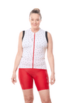 Maillot de Vélo de Route Manches Courtes Sprint Femme