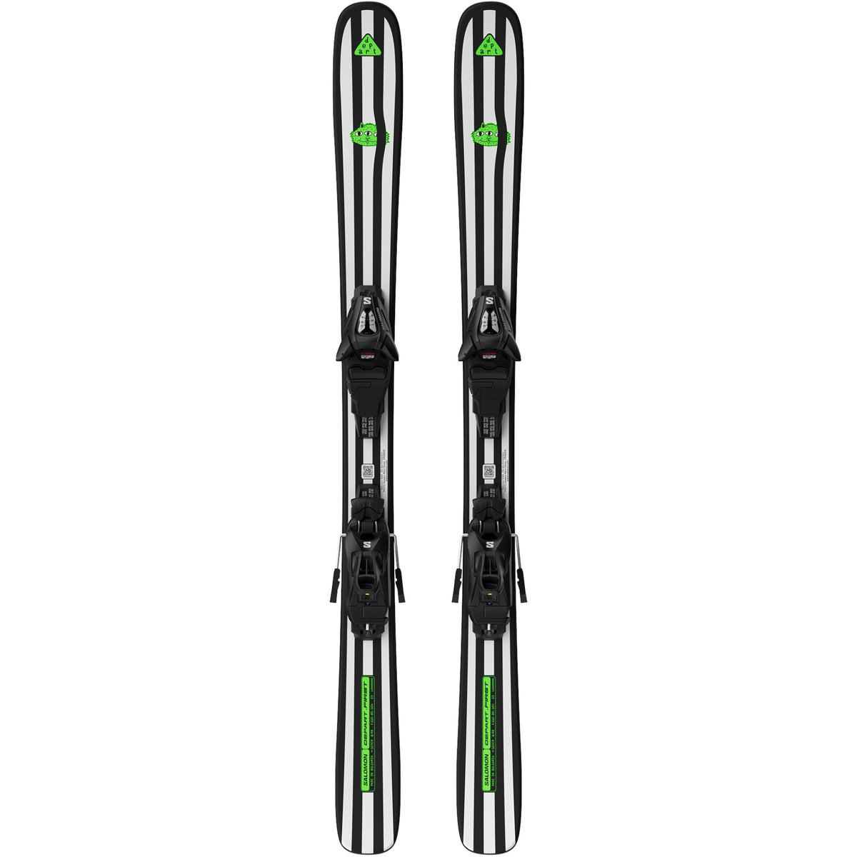 Salomon Noir/Blanc/Fluo Vert 123