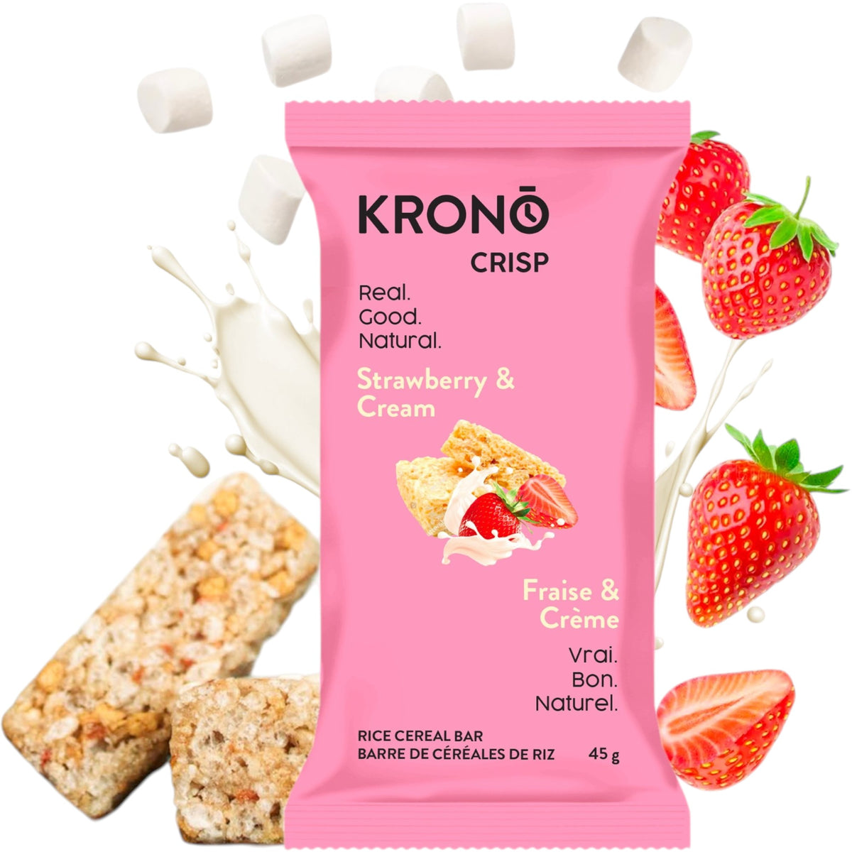 Krono Nutrition Fraise et Crème.CP13 50g