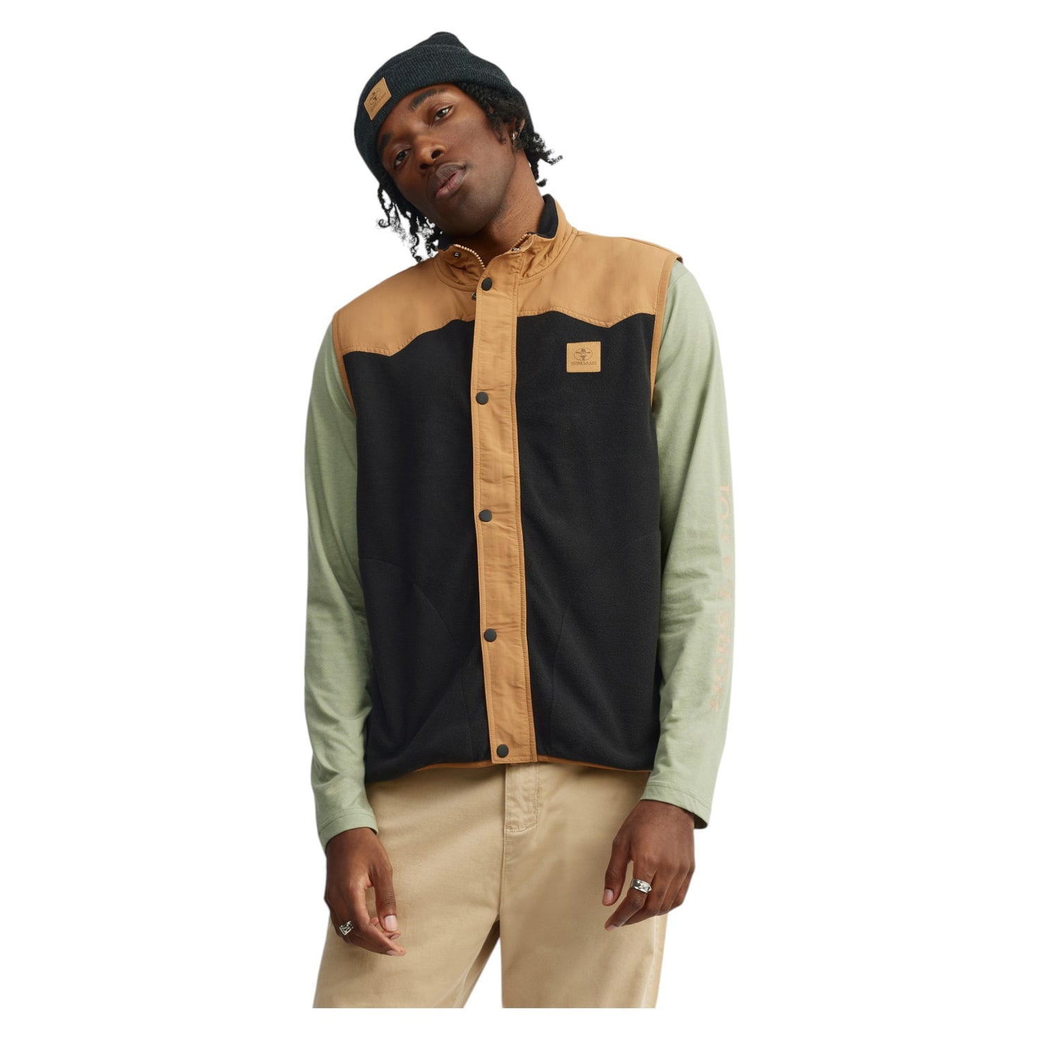 Veste sans manche originale en polaire Homme