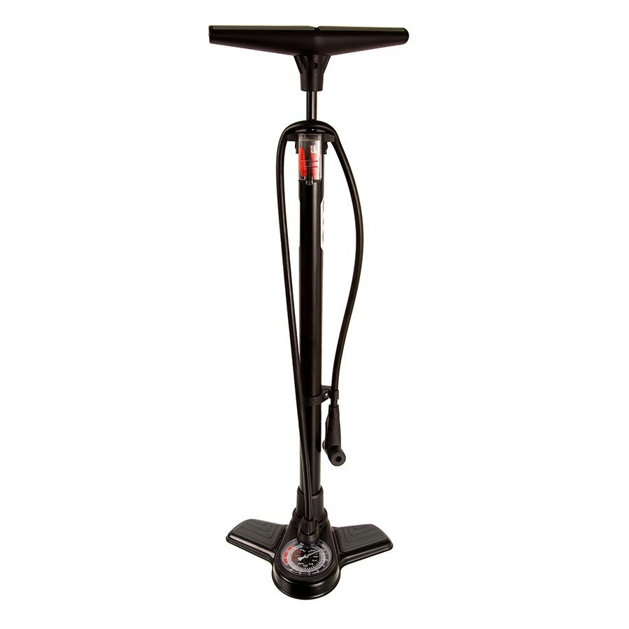 Floor Pump AirPress Comp 160psi Black