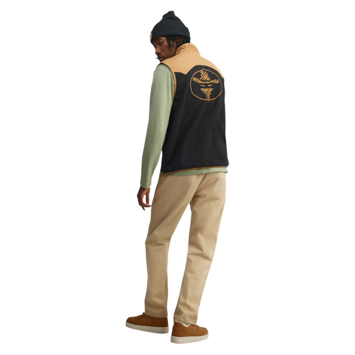Veste sans manche originale en polaire Homme
