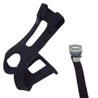 VTT Cales-Pieds Double Courroie Nylon BK