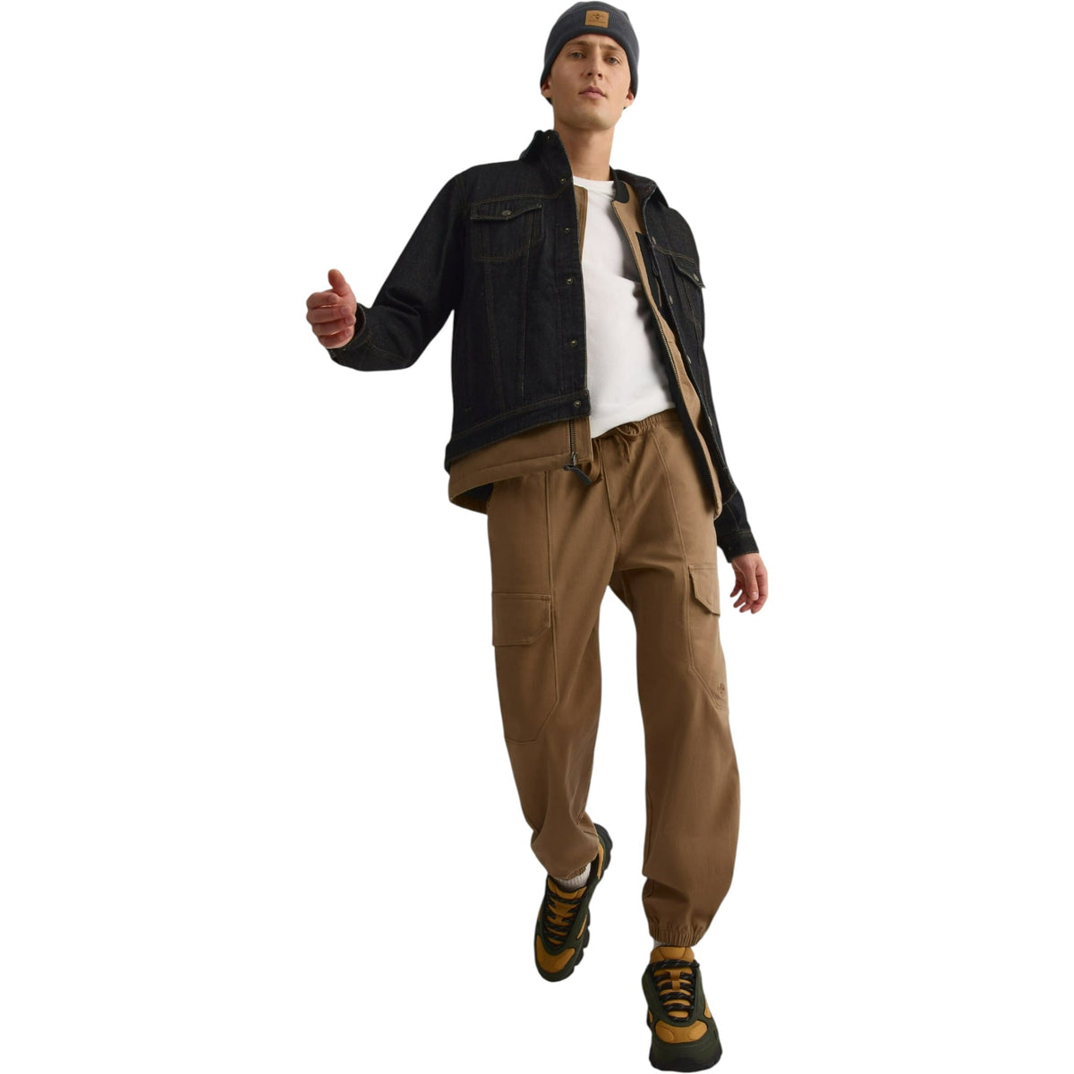Denim Men Long-Sleeved Jacket