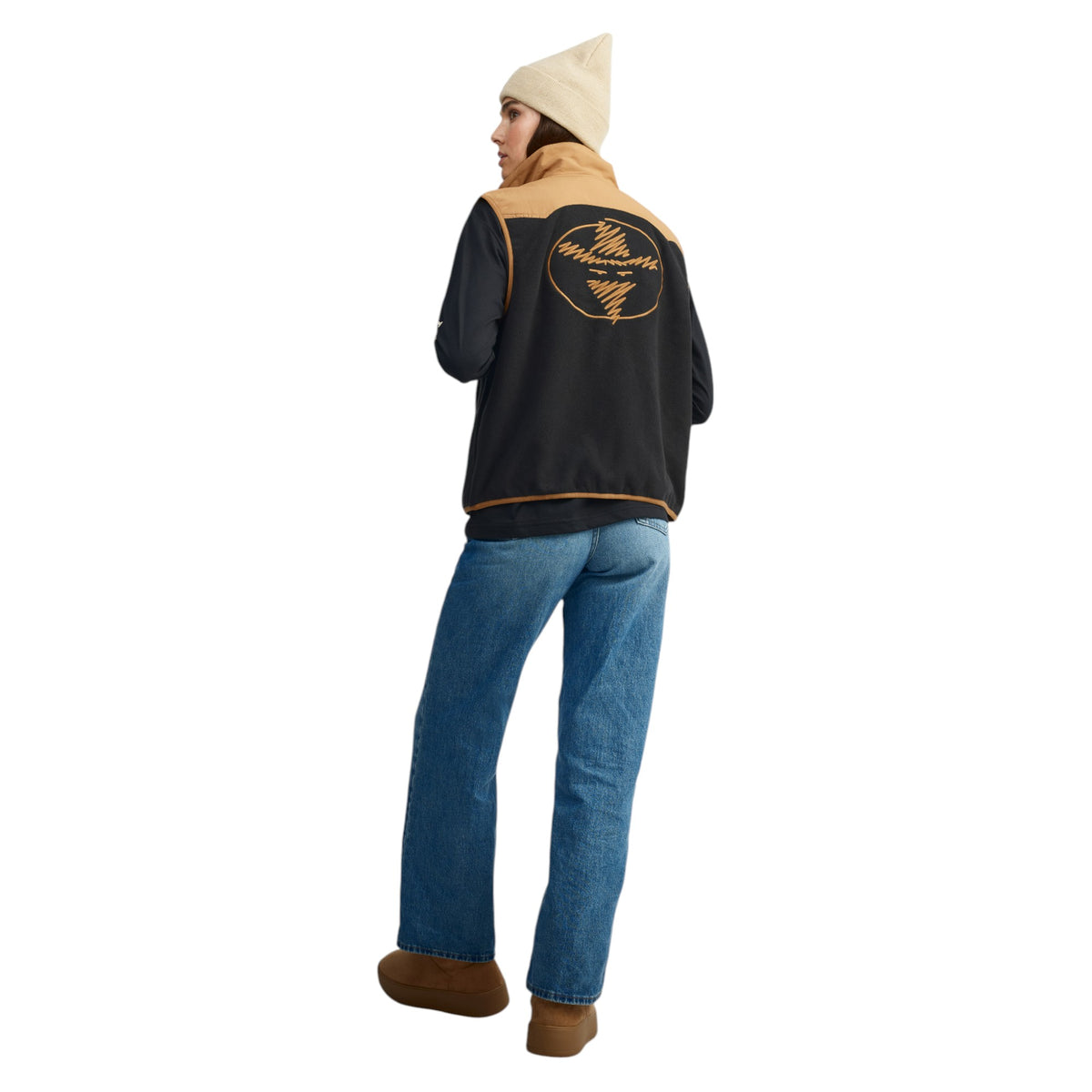 Veste Sans-Manche Originale en Polaire Femme