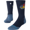 Bas Run Peaks Ribbed Lt Crew Adulte