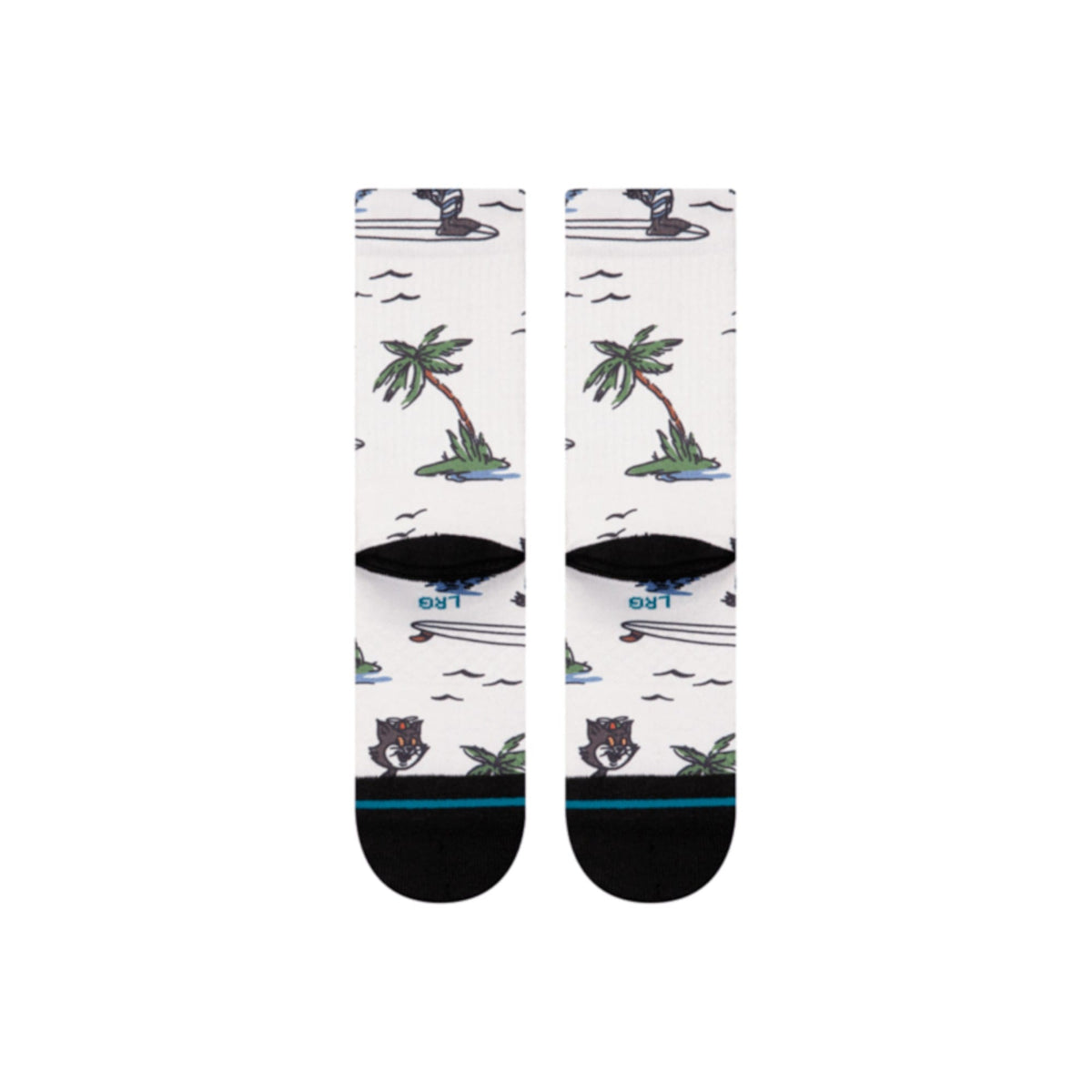 Kool Katz Surf Crew Adult Socks