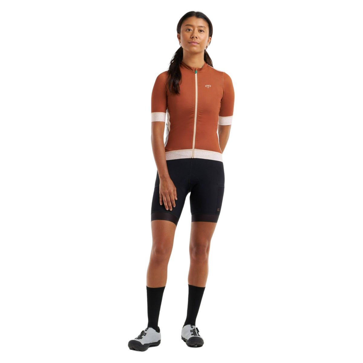 Maillot de Vélo de Route Manches Courtes Gravel Femme