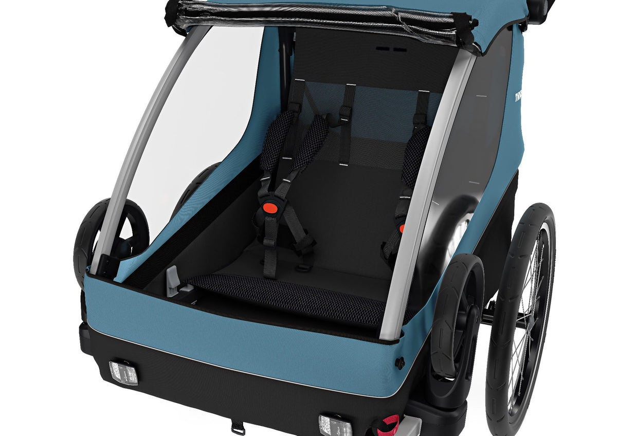 Courier 2-Seat Kids Cargo Bike Trailer