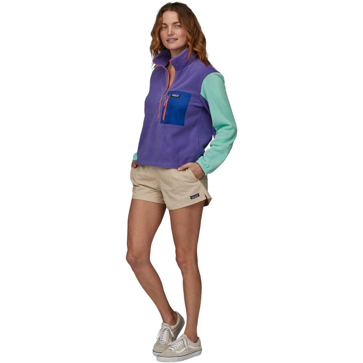 Couche Isolante Microdini ½ Zip Pull Over Femme