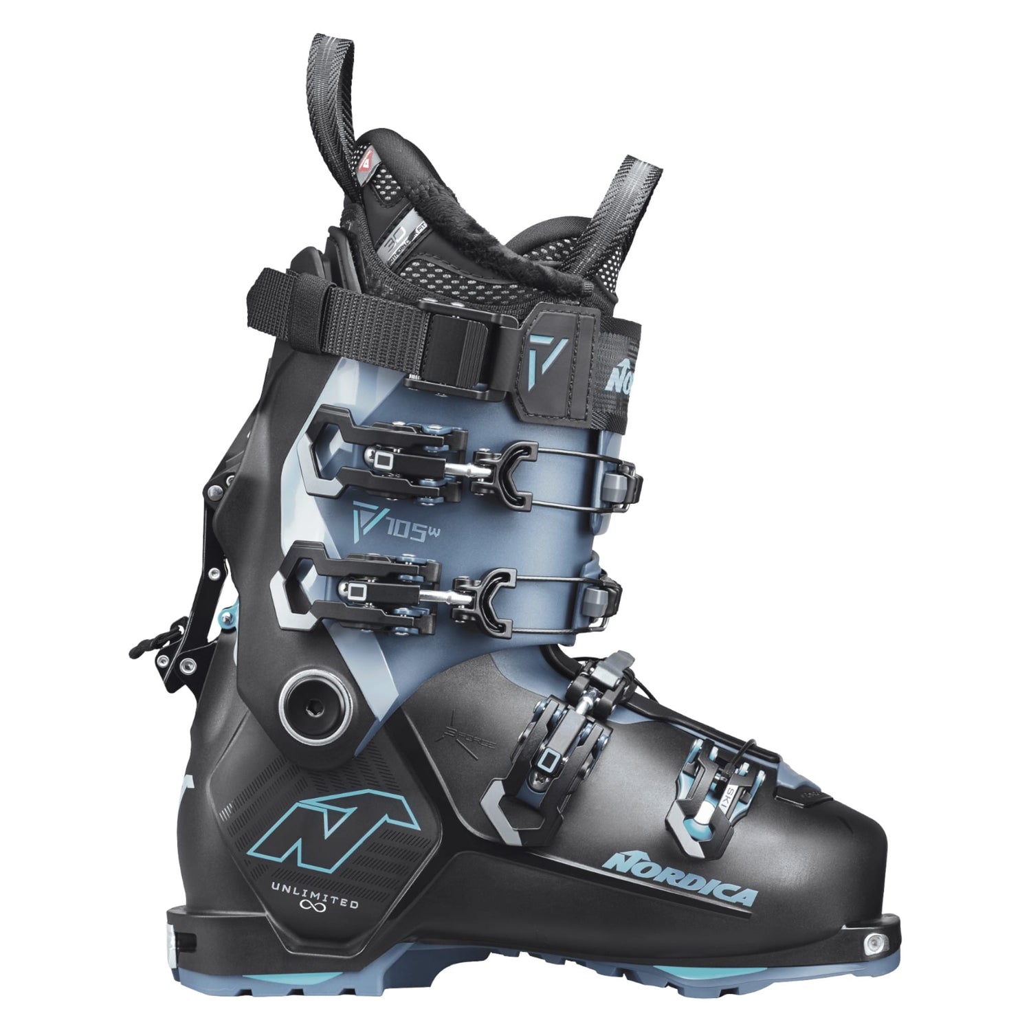 Nordica Noir/Bleu/Light Bleu 23.5